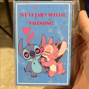 🌙 B114 - 24 Valentine's Day Cards with Stitch Characters